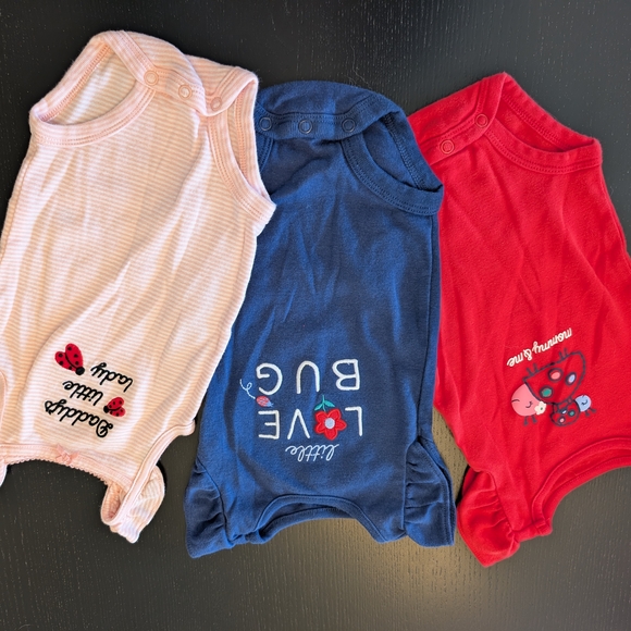 3 For $18 Carter's Navy and Red Baby Outfit Set - Picture 3 of 16